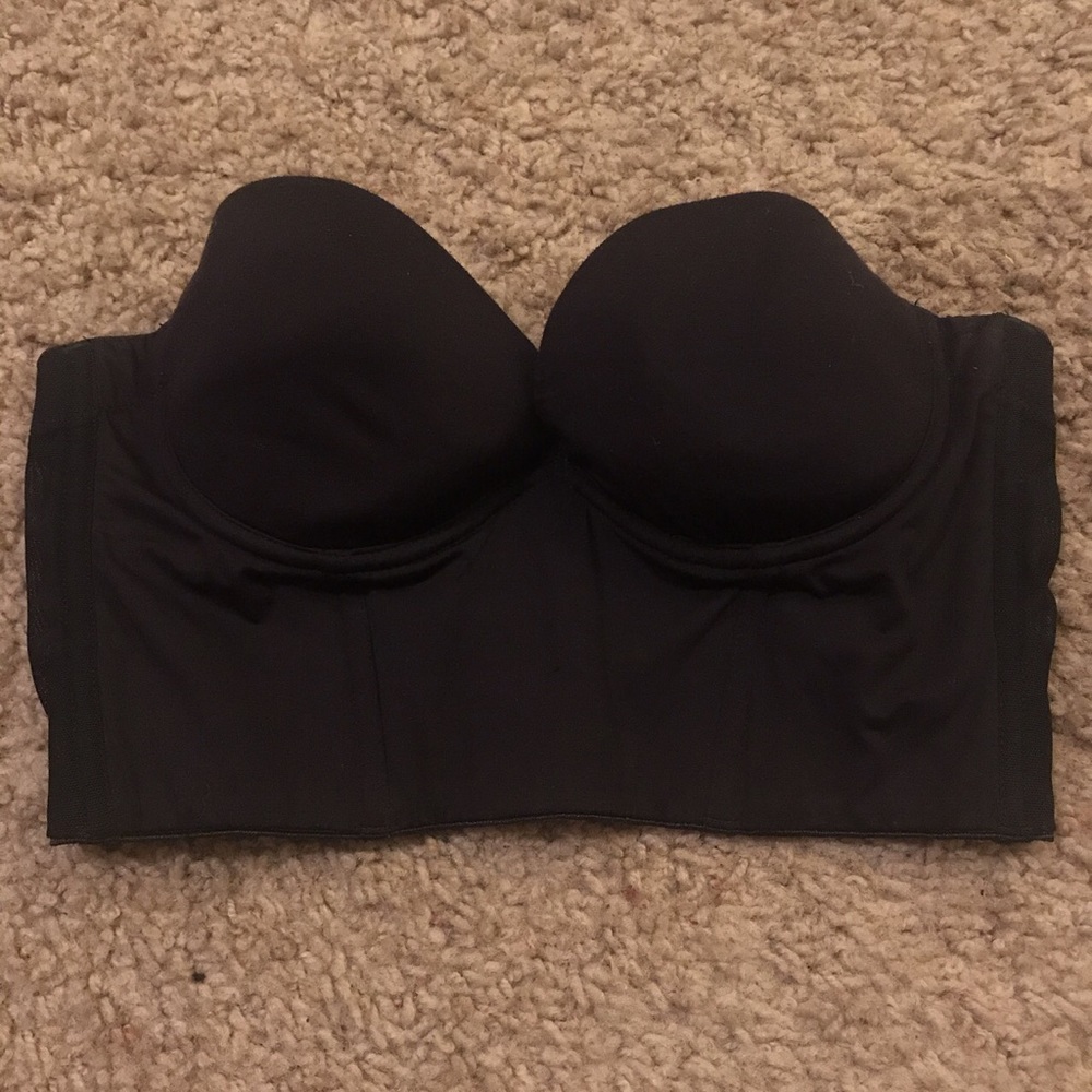 Cosabella AMAZING black strapless bra 32B 32C